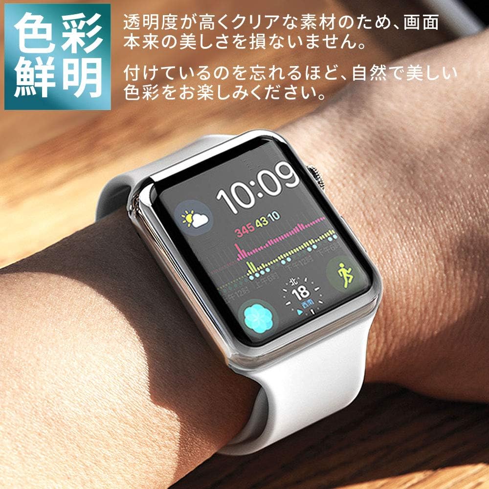 Amazon Ddice Apple Watch ケース アップルウォッチ 本体 カバー 40mm 全面保護 Series 6 Se 5 4 3 2 アップルウォッチ シリーズ4 薄い アップルウォッチ カバー クリア 透明 耐衝撃 40ｍｍ Gold ゴールド スマートウォッチアクセサリ 通販