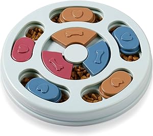 FASOON Interactive Dog Food Puzzle Toy - Treat Dispensing Dogs Slow Feeder Increase IQ Pet Dog Training Games Feeder Interactive Pet Supplies