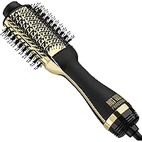 HOT TOOLS Professional 24K Gold One Step Dryer Volumizer, Black/Gold