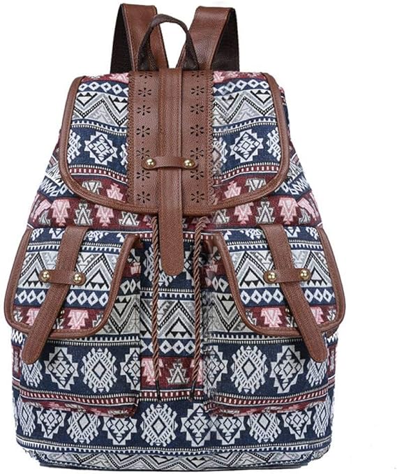 Fashion Backpack Casual Canvas Ladies Backpack Fashion Ladies Small ...