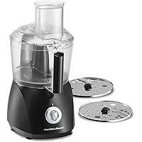 Hamilton Beach ChefPrep 10-Cup Food Processor & Vegetable Chopper with 6 Functions to Chop, Puree, Shred, Slice and…