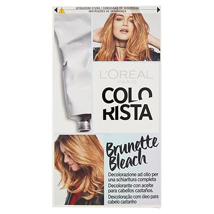 Loréal Paris Colorista Brunette Bleach Decolorante Ad Olio Per Una Schiaritura Completa Dei Capelli Castani