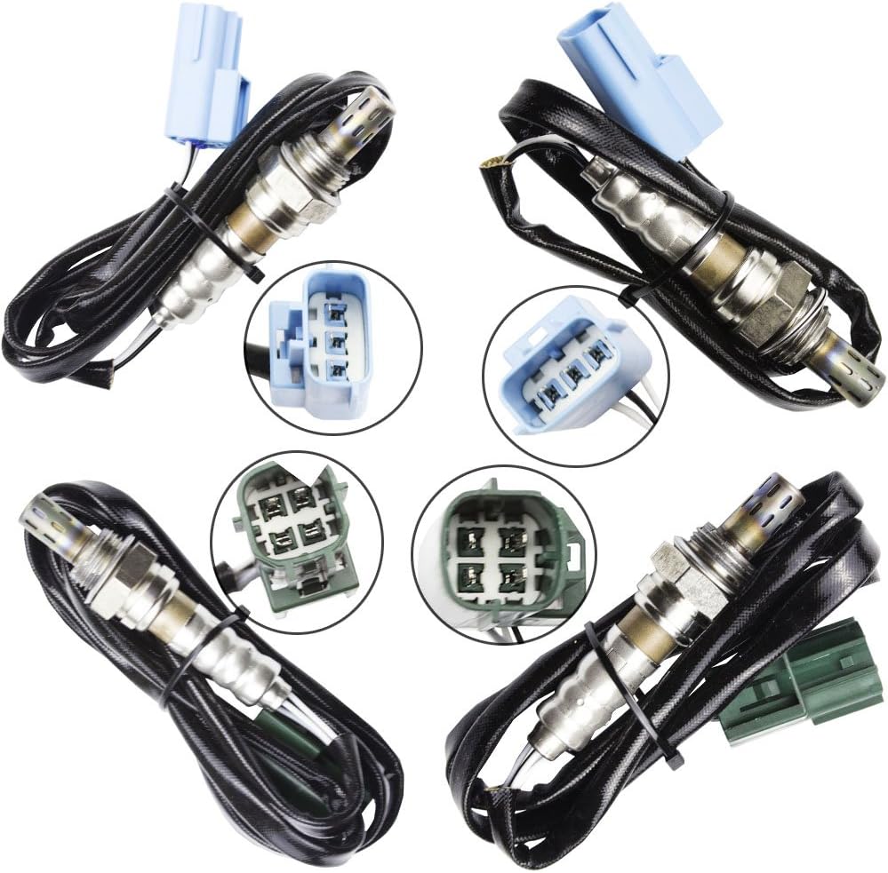 Oxygen Sensor 02 O2 for Infiniti QX4 2002-2003 3.5L Nissan Pathfinder 2001-2002 3.5L Upstream +Downstream 4pcs