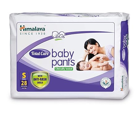 Himalaya Total Care Baby Pants, Small, 28 Count