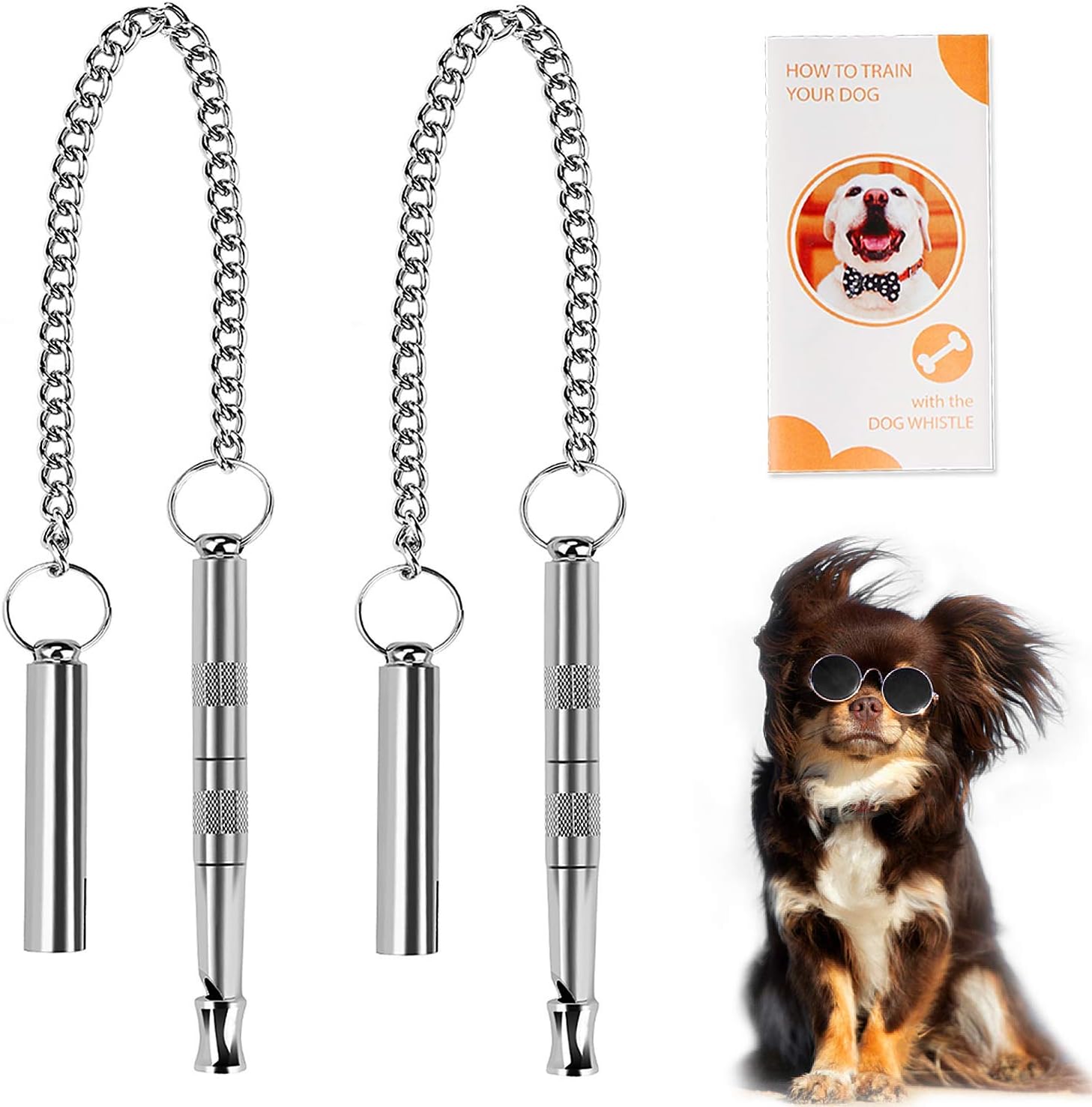 To Tools Training Dog Professional Whistle Dog Hodekt Stop Manual Instruction Training Dog A Pack 2 Whistles Training Dog Copper Pure Ultrasonic Frequency Adjustable Barking Dog Whistles Training Behavior Aids Outlet