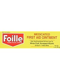 Foille Medicated First Aid Ointment, 1 Ounce (Pack of 6)
