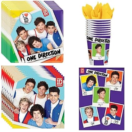 Party Supplies Toys Games For 8 Guests One Direction Value Pack