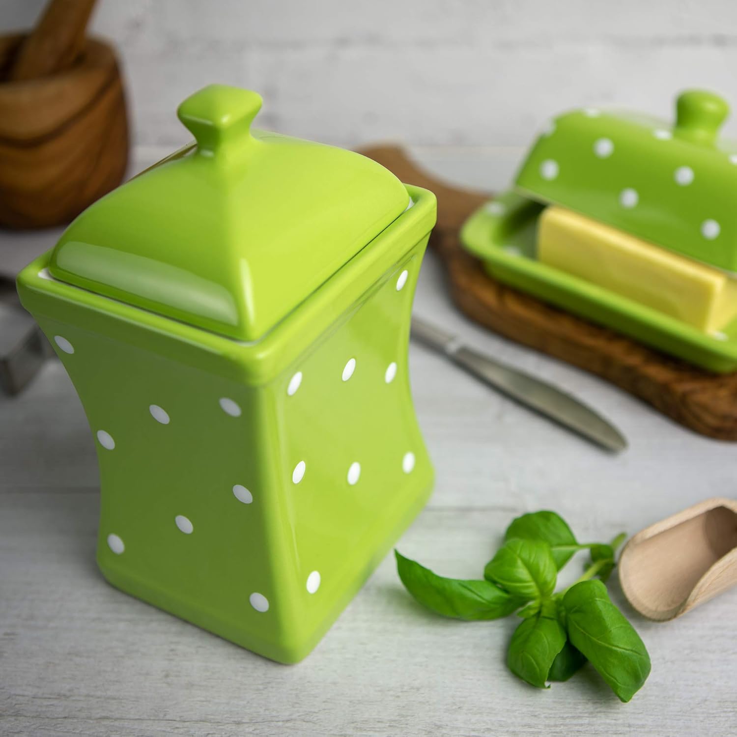City to Cottage® Lime Green and White, Large - Image 4