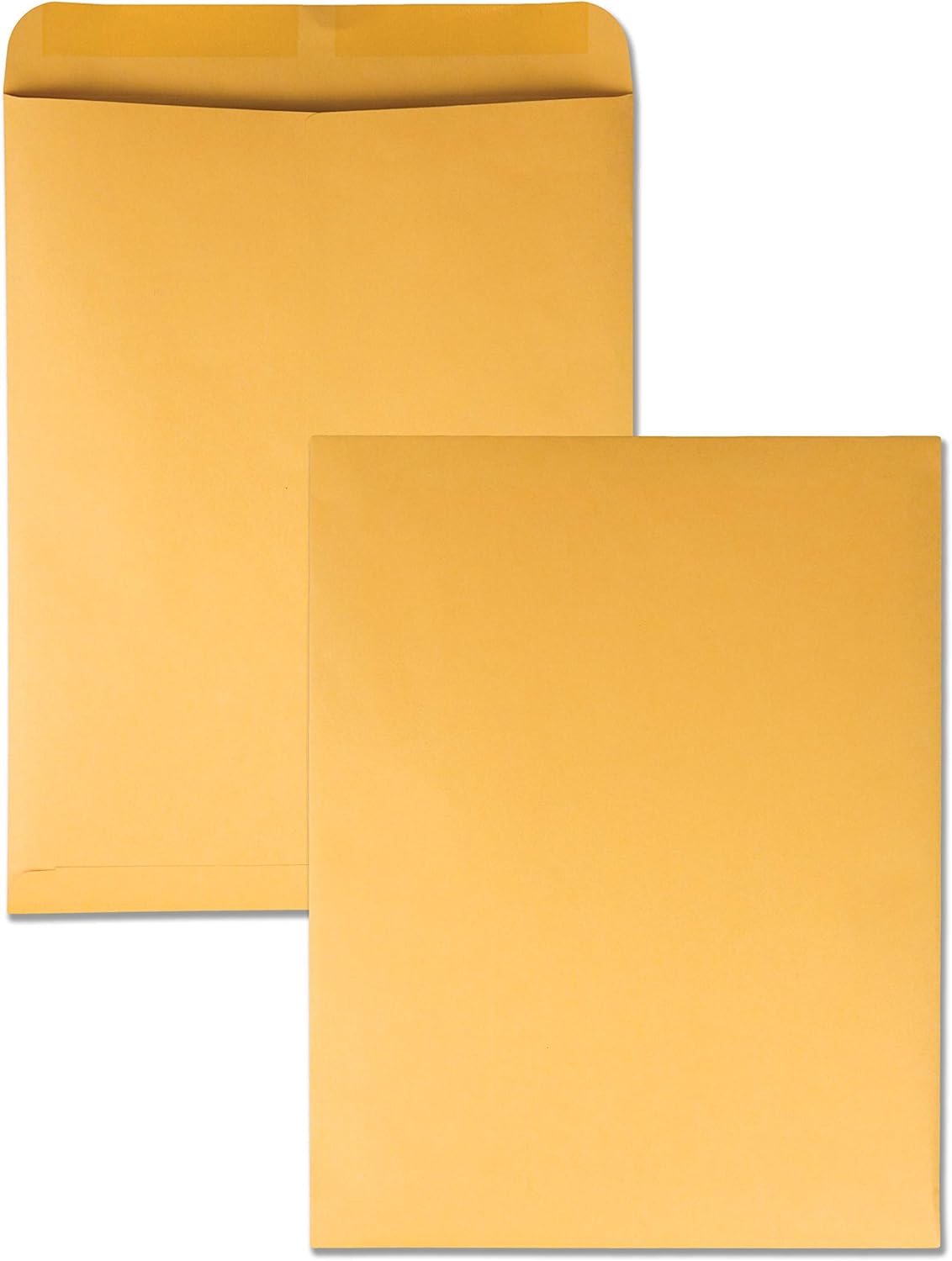 Quality Park Heavyweight Catalog Envelopes, Gummed, Brown Kraft, 12 x 15.5, 100 per Box, (41967) : Office Products