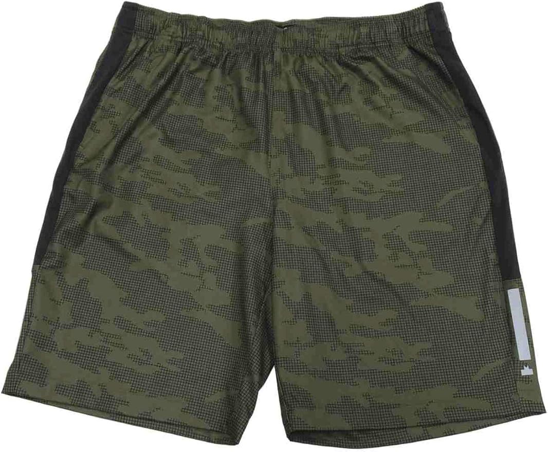 MSX by Michael Strahan Mens Green Athletic Stretch Workout