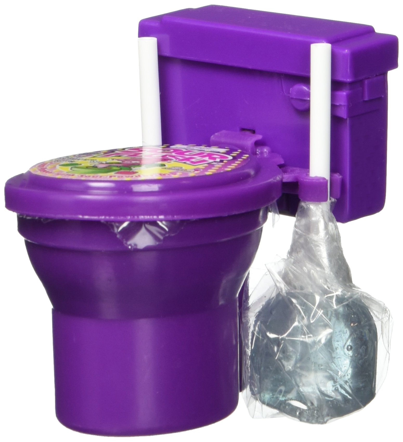 Kidsmania Sour Flush Candy Plunger with Sour Powder Dip, 1