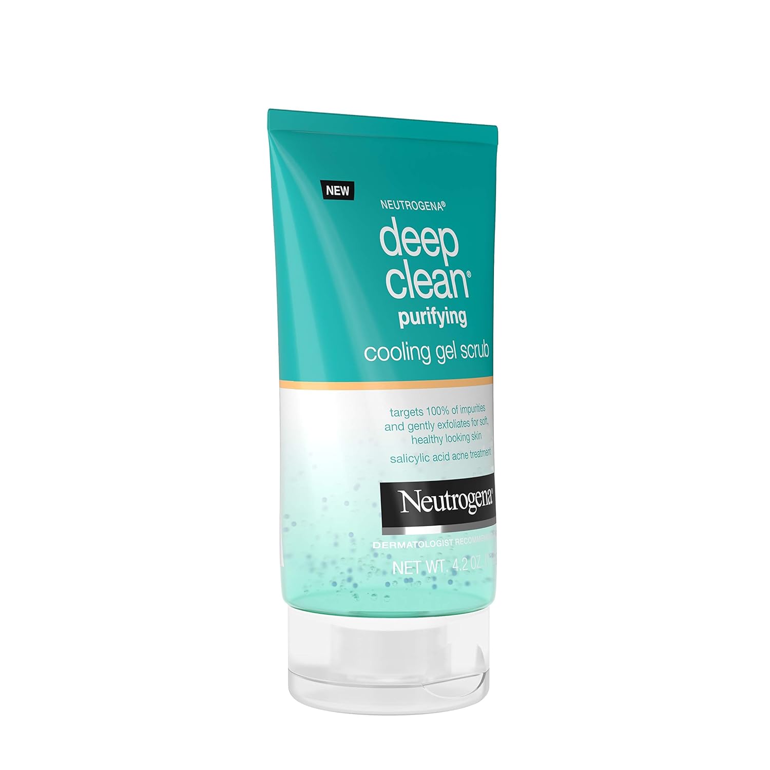 Neutrogena Deep Clean Purifying Cooling Gel and Exfoliating Face Scrub, 4.2 oz: Beauty