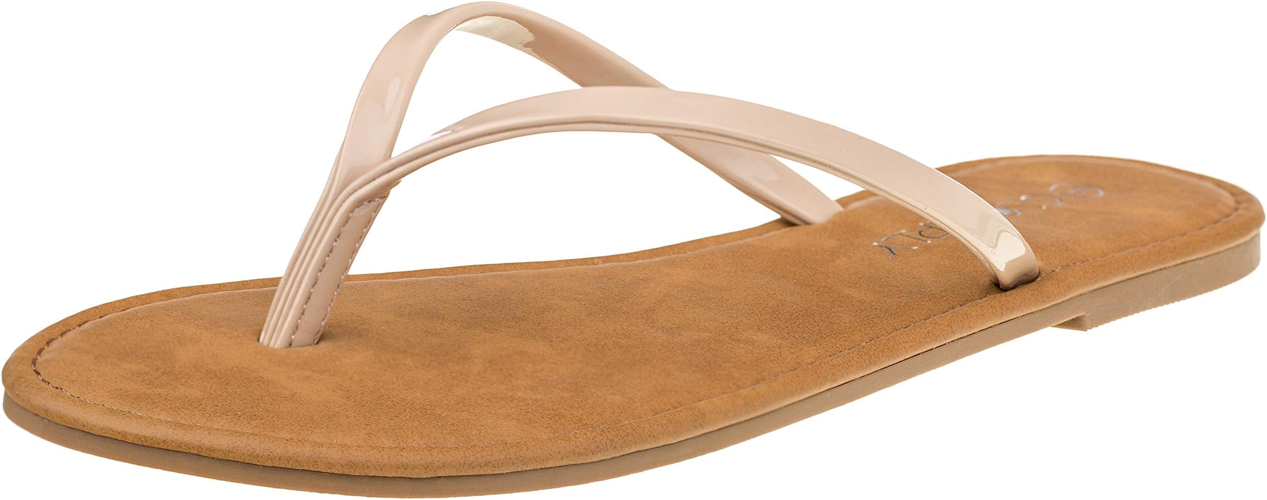 CLOVERLY Women's Summer Flat Flip Flops Slip On Sandals Shoes
