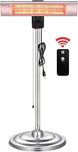 Amazon.com : Xbeauty Infrared Patio Heater, Standing Indoor/Outdoor