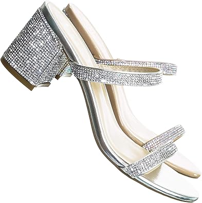 womens silver mules