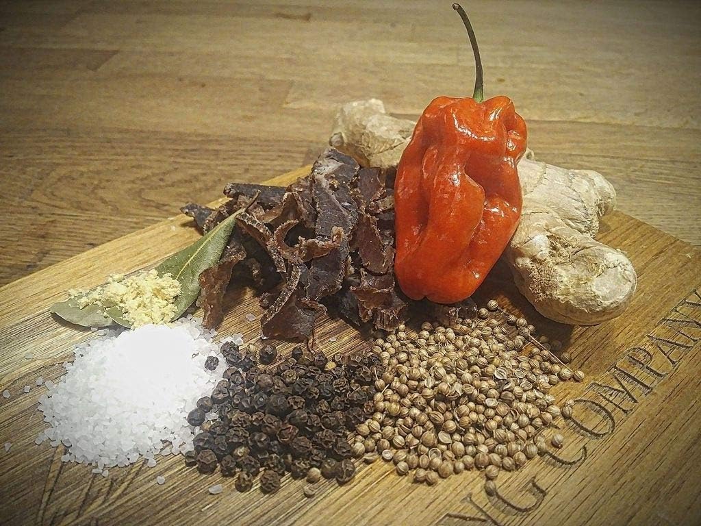 1kg Bulk Bag of Biltong | Over 50% Protein | Lean Low in Calories | High in Protein Snack | Artisan Biltong by The Weston Biltong Company (Jamaican Jerk)