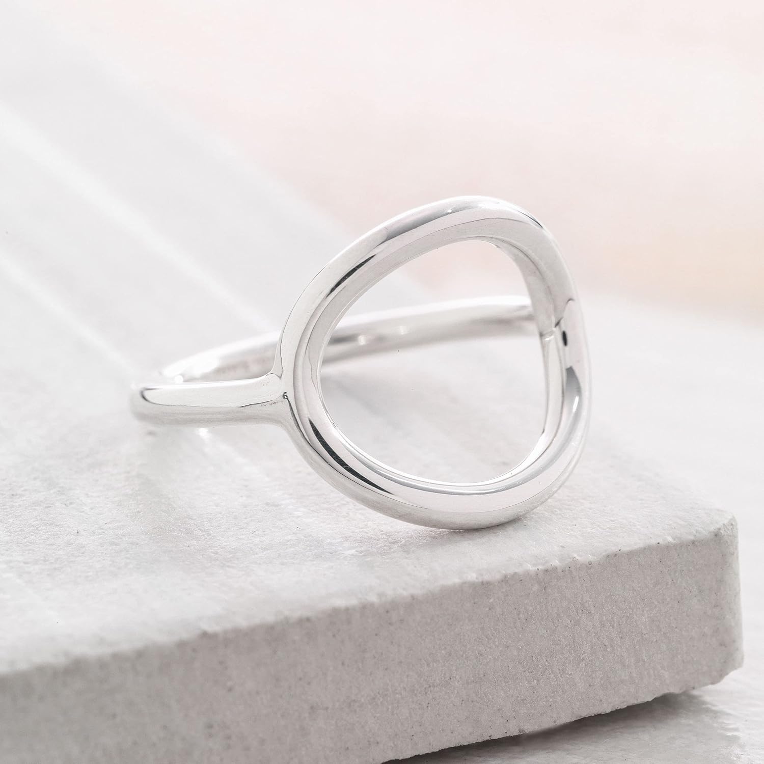 Silpada 'Karma' Open Circle Ring in Sterling Silver: Jewelry