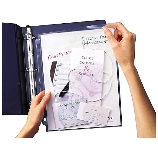 Staples SecureTop Sheet Protectors, 25/Pack (15953) Office Products