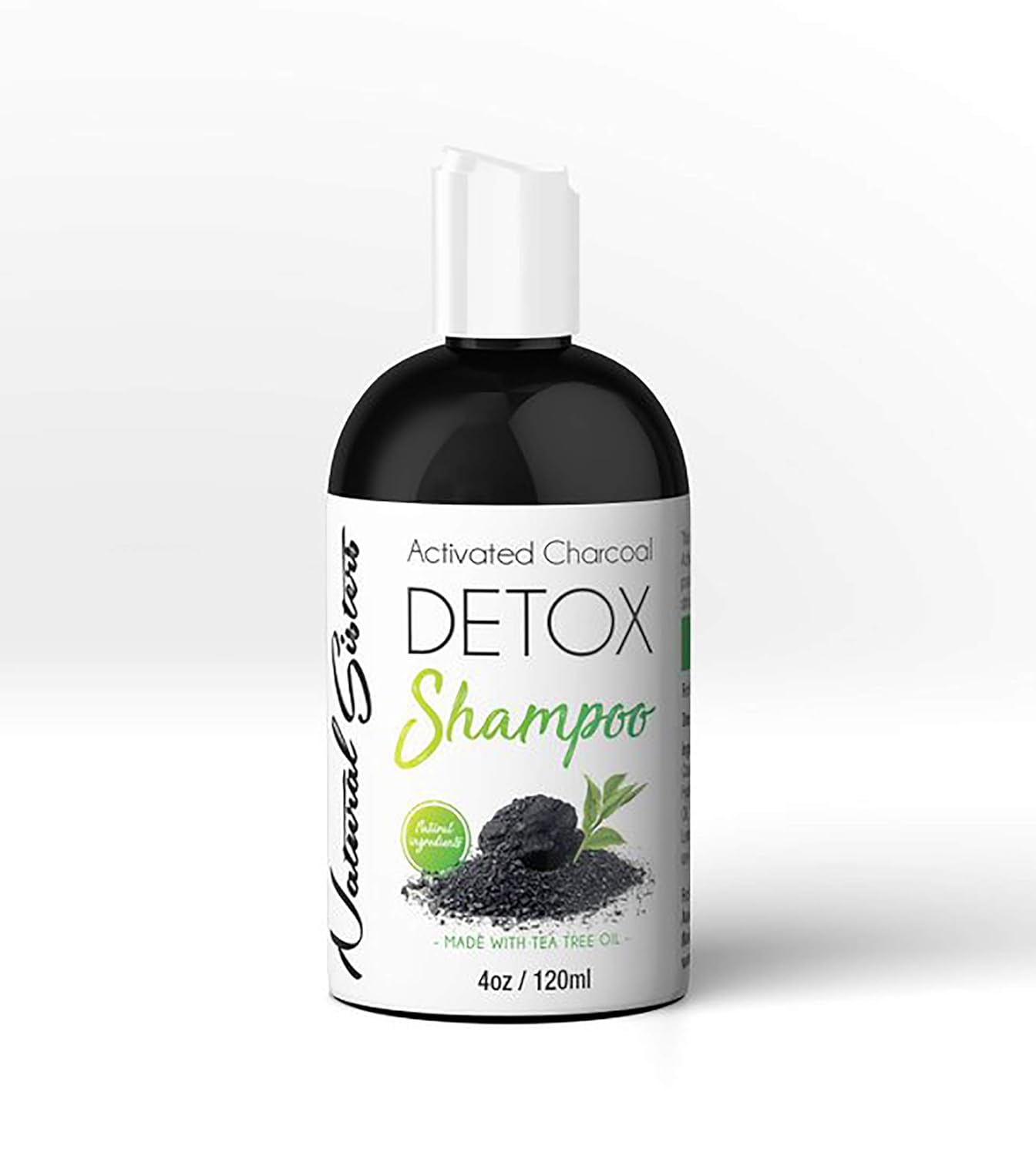 Activated Charcoal Tea Tree Shampoo 100 Organic