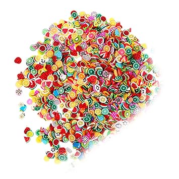 Amazon Com 1000pcs 3d Nail Decorative Phone Case Stickers Fruit