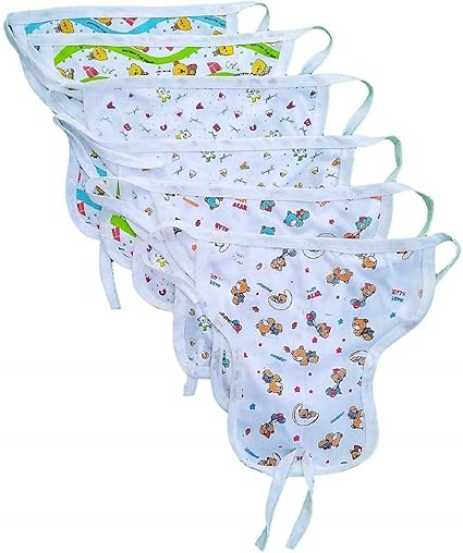 Sunuo Babys Cotton Cloth Diapers/Langot Washable and Reusable Nappies (Multicolour, 0