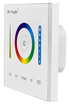 LIGHTEU, Smart-Panel-Controller P3 Smart Panel LED-Controller RGB RGBW RGB + CCT 12V 24V Touch-Schalter Dimmer