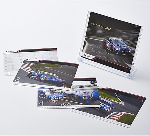 Amazon Subaru スバル Sti 17 モータースポーツデスクカレンダー 卓上 Stsg 数量限定 車 バイク 車 バイク