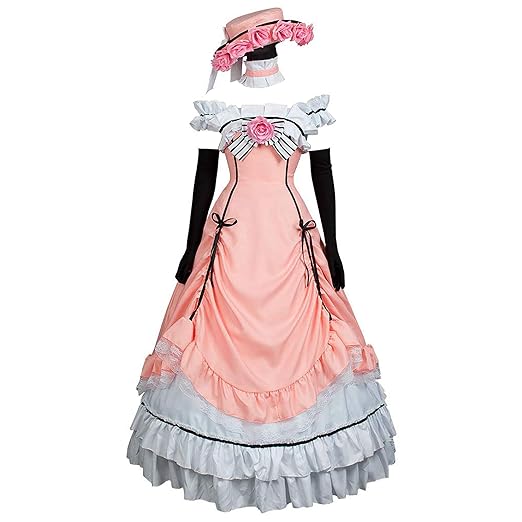 Fancy Dress Accessories Dazcos Us Size Lace Up Kuroshitsuji Ciel