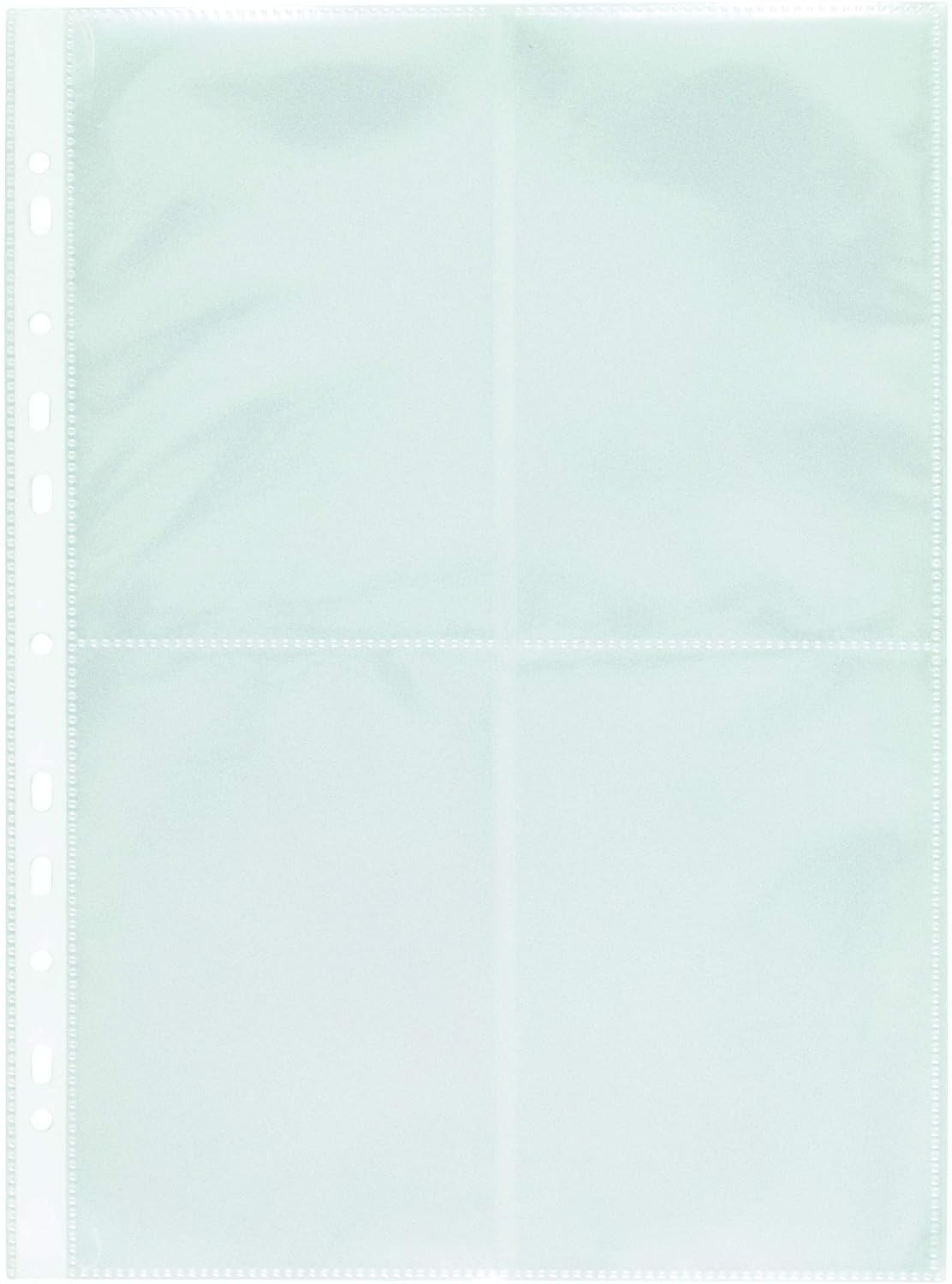 Viquel, Pack of 10 Transparent Perforated Pockets for Photos 10 x 15 cm or Postcards - Image 5
