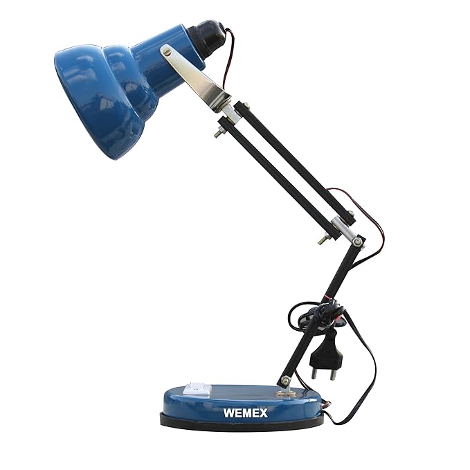 Wemex Blue Billie Jean Reading & Study Table Lamp