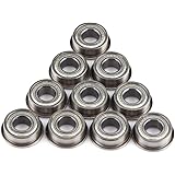 10pcs F686ZZ Mini Steel Ball Bearings Double Shielded Flange 3D Printer Model 6x13x5mm