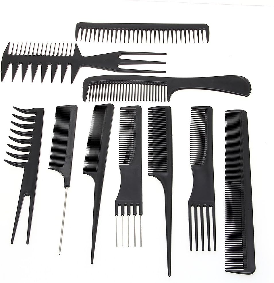 SET OF 10 PLASTIC HAIR COMBS Amazon.co.uk Kitchen & Home