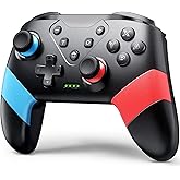 VOYEE Switch Controllers Compatible with Switch/Lite/OLED, Programming Wireless Pro Controller with Motion Control, Vibration, Wake-up, Turbo, Screenshot