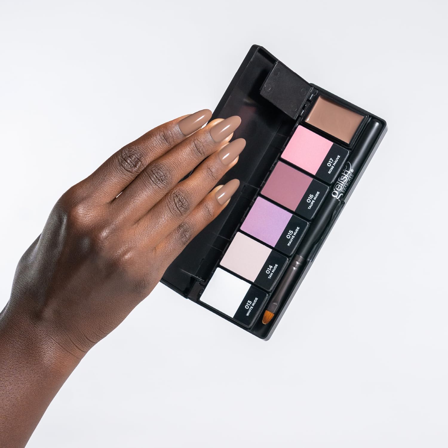 Gelish Cream Gel – Solid Soak-Off Professional Gel Polish for Salon Quality Manicure with Brush, LED Cure, Long-Lasting, High Shine, Easy Application (Act Natural) - Image 9