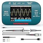 HANMATEK HO11 Handheld Digital Oscilloscope - 10MHz Bandwidth, 48MSa/s High-Precision Sampling, 2.8" TFT Display, USB Rechargeable, Advanced Trigger System, Portable for Fieldwork