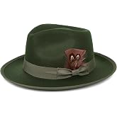FADACHY Fedora Hats for Men &amp; Women Wide Brim Felt Hat Dress Panama Trilby Hats