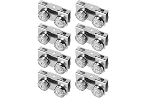FEOTVO Trolley Assembly,Upgraded Load and Stable 4 Wheel Light Duty for Use with All 1-5/8" or Taller Strut Channel(Pack of 8)…