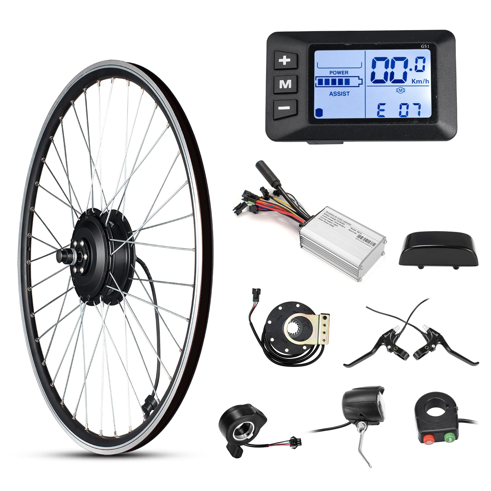 Bicycle Wheel Front Ebike Conversion Kit Electric Bike Conversion