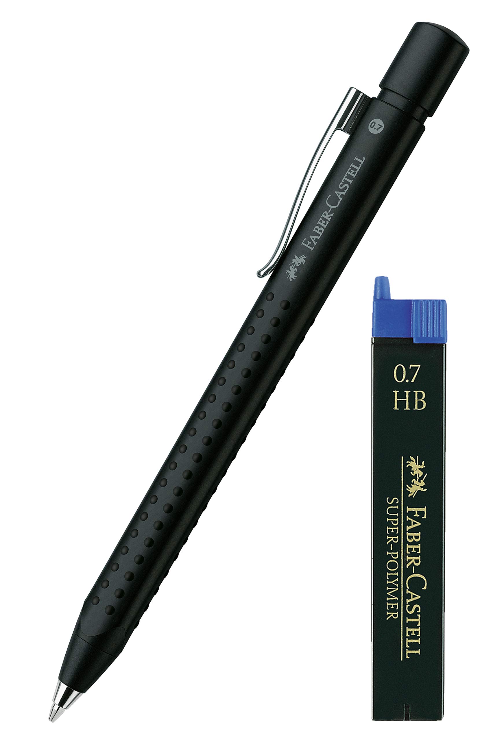 Faber-Castell Mechanical Grip pencil 2011, Lead thickness: 0.7 mm (black + leads).