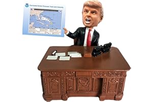 NATIONAL BOBBLEHEAD HALL OF FAME AND MUSEUM Donald Trump Sharpiegate President Weather Map Special Edition Bobblehead