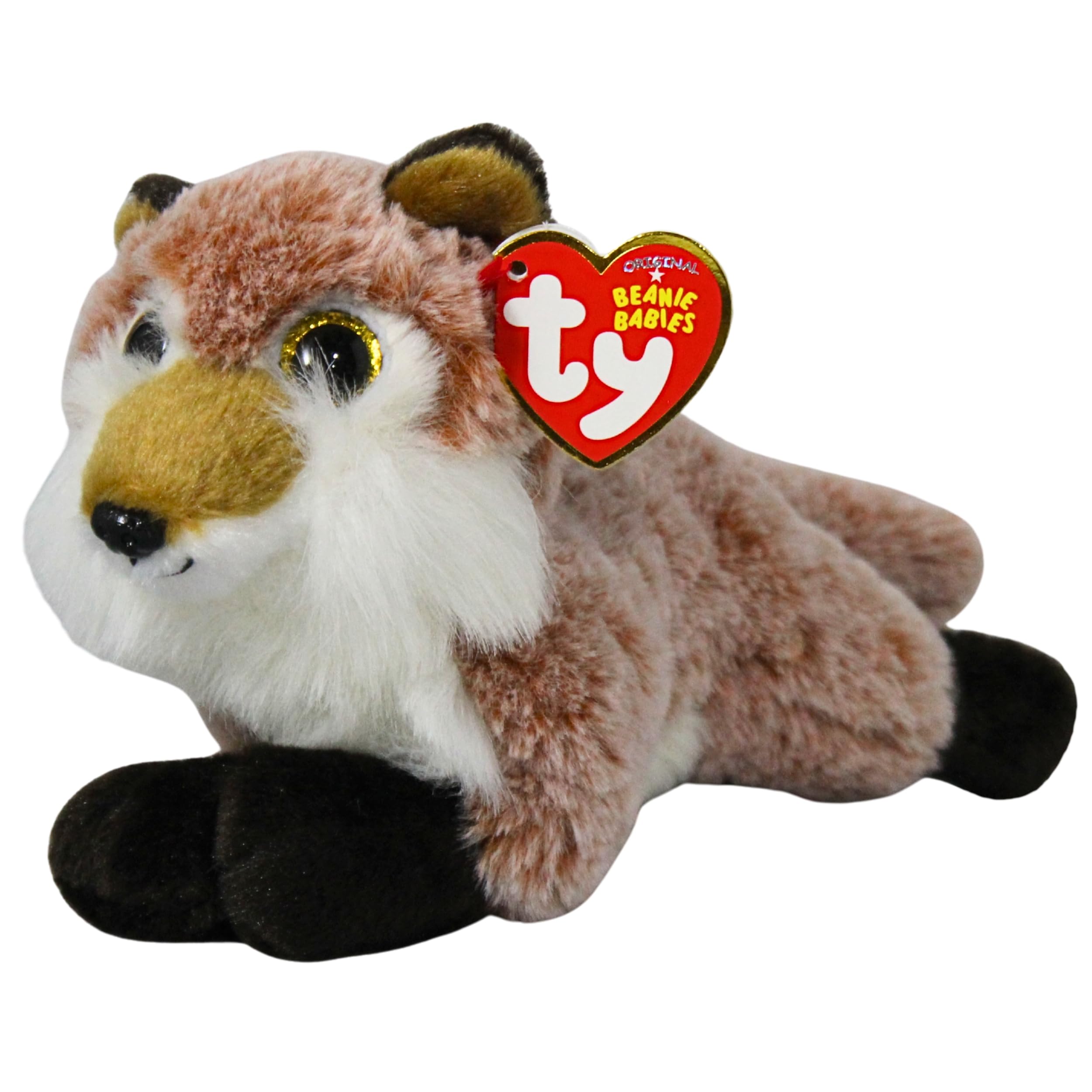 TY UK Ltd 50052 Fredrick Fox Beanie Babies, Multicoloured