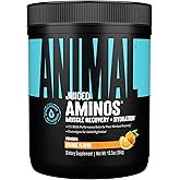 Animal Juiced Amino Acids - BCAA Powder EAA Matrix Plus Hydration with Electrolytes and Sea Salt Anytime Recovery and Improved Performance, Orange Flavor, 30 Servings