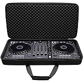 LTGEM DJ Controller Case - Hard Storage Travel Protective Carrying Bag | Compatible with Pioneer DJ DDJ-FLX6 or DDJ-FLX6-GT or DDJ-800 DJ Controller Carry Case