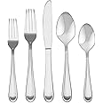 Hampton Forge Clark – 20 Piece Flatware Set, Service for 4, One Size, Silver