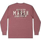 Southern Marsh Men's SEAWASH Etched Howl T-Shirt – Long Sleeve Casual Graphic Tee