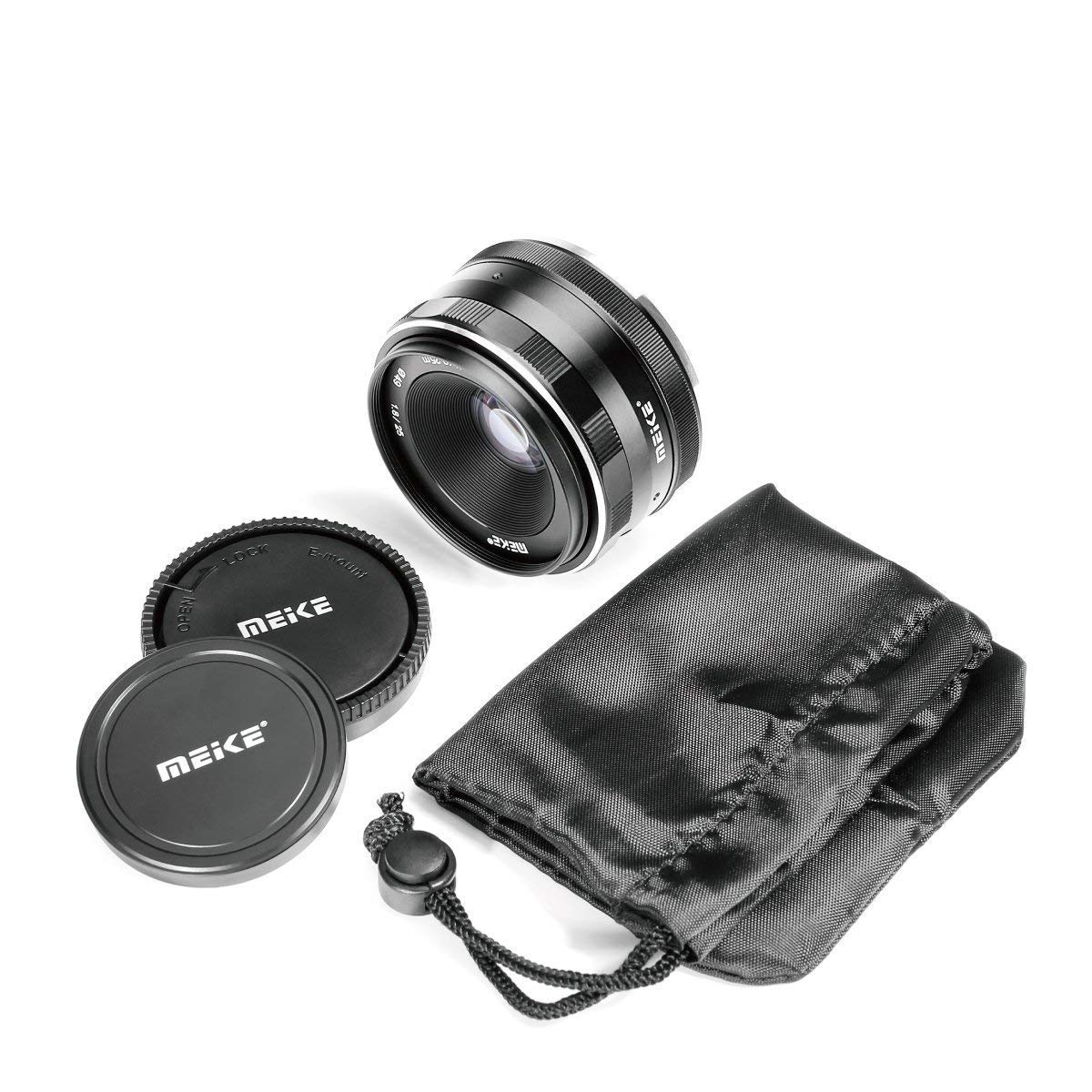 Meike MK 25mm f/1.8 Large Aperture Wide Angle Lens Manual Focus Lens for Canon EOS-M Mount Mirrorless Cameras