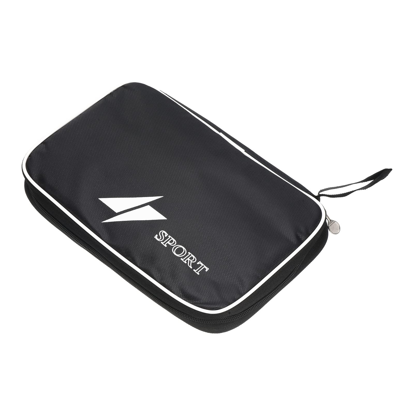 PATIKIL 10.6" x 6.7" Ping Pong Paddle Case, Table Tennis Racket Case Soft Cover Container Bag for Sports Accessories, Black