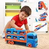 VATOS Transport Truck Toys with 6 Race Cars Carrier Vehicle Set view 4