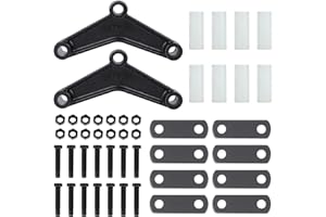 AUTOSwpozo Tandem Trailer Axle Shackle Kit, Trailer Axle Shackle for Double Eye Springs (3.5K -5.2K Axles)