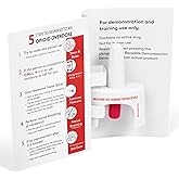Training Device for Naloxone Nasal Spray | for Use in First Aid Training for Opioid Overdose | Reusable | Includes Two Nasal Spray Training Devices & Instructions (Pack of 2) | Contains NO Medication
